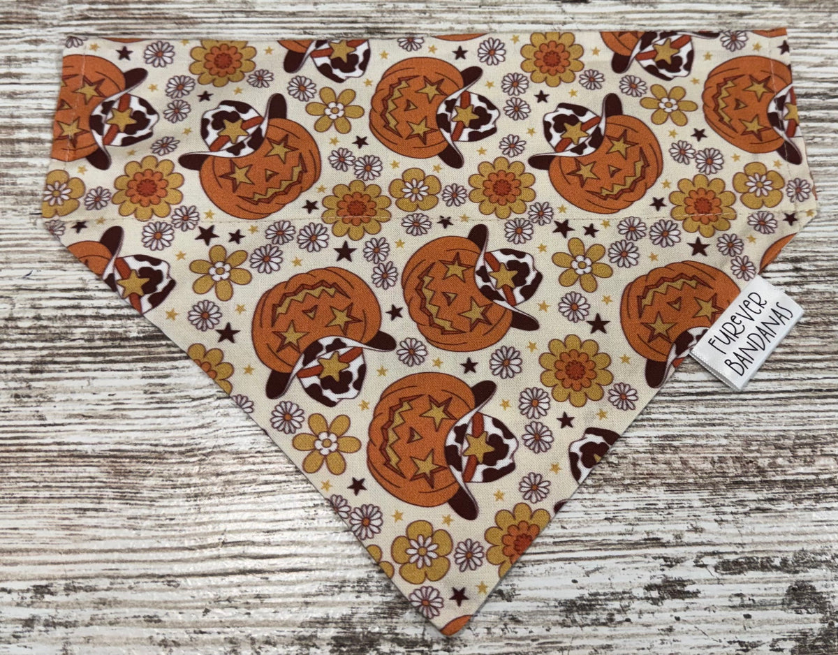 Western Pumpkin Bandana
