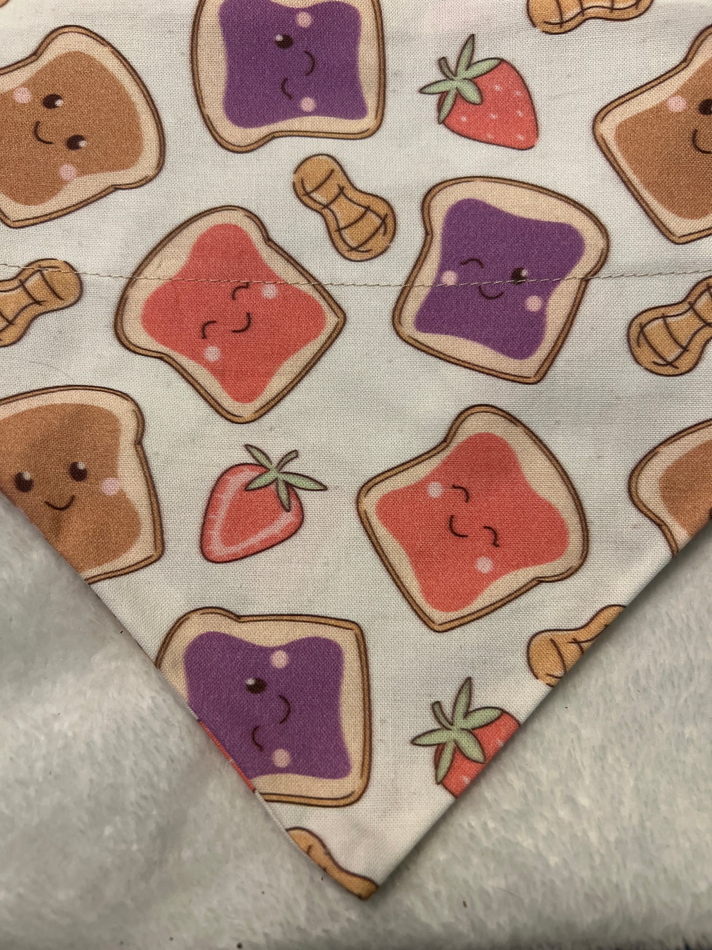 Peanut Butter and Jelly Bandana