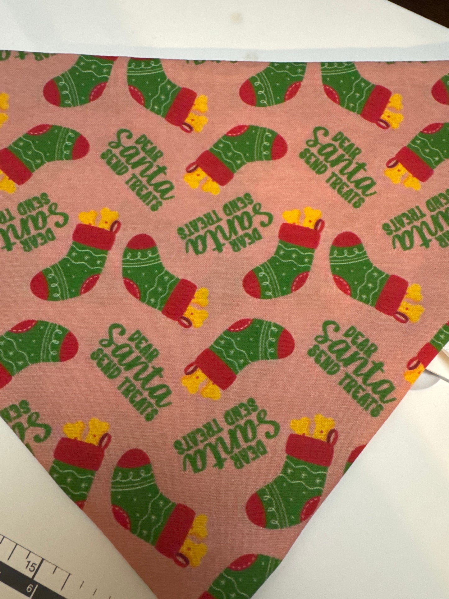 Dear Santa send treats Bandana