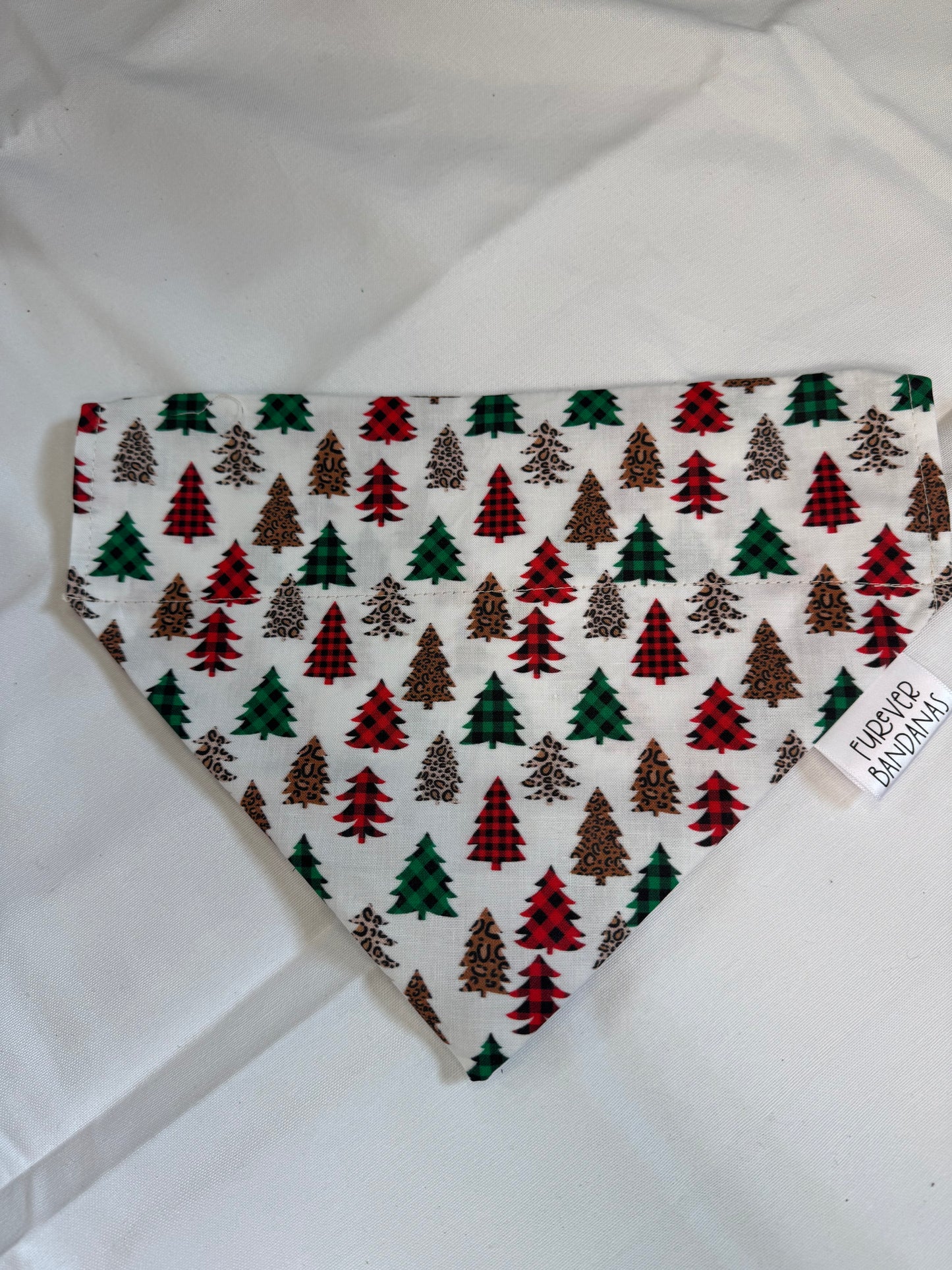 Cheetah & Plaid Patterned Tree’s Bandana
