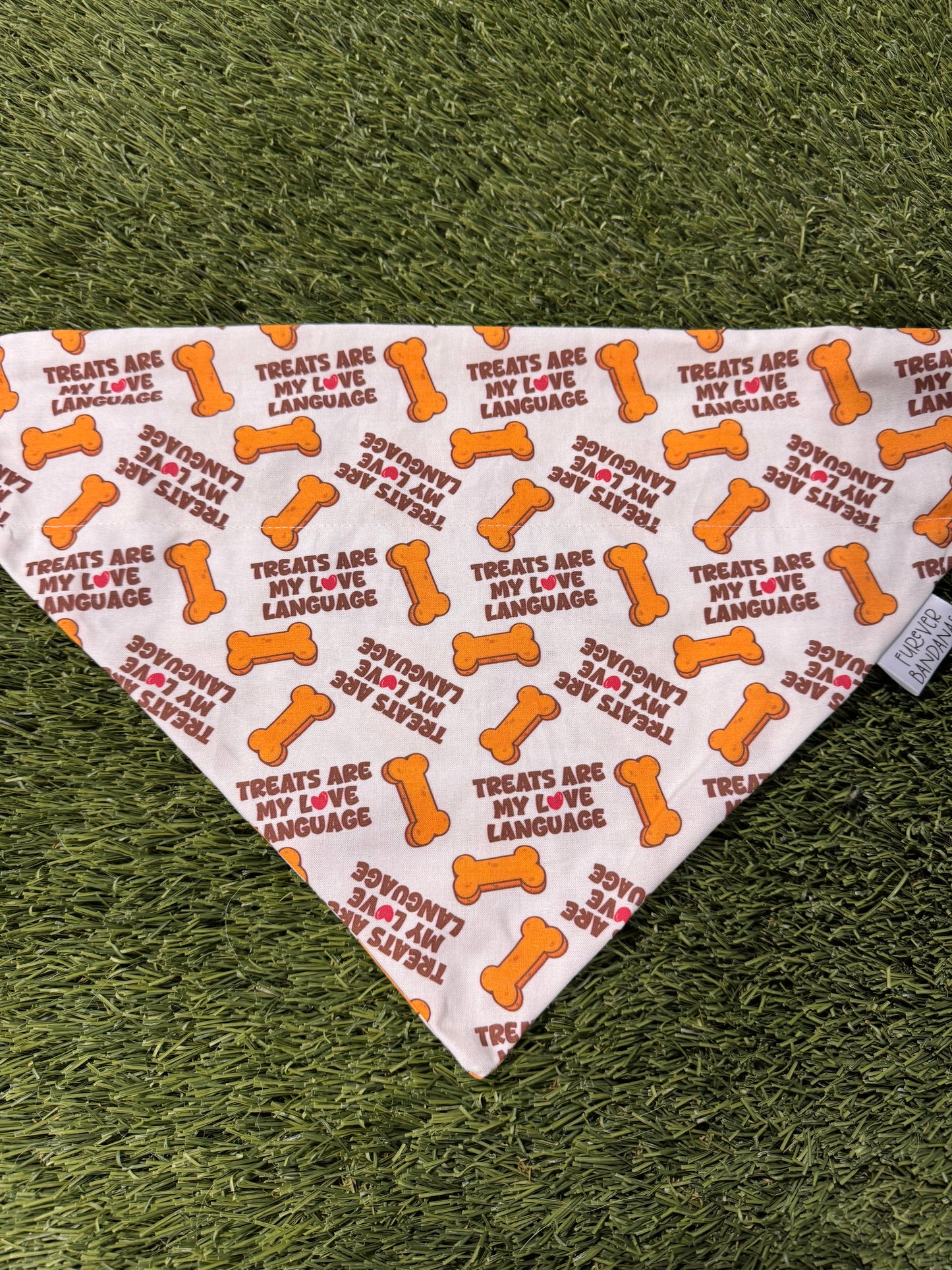 Treats are my love language Bandana