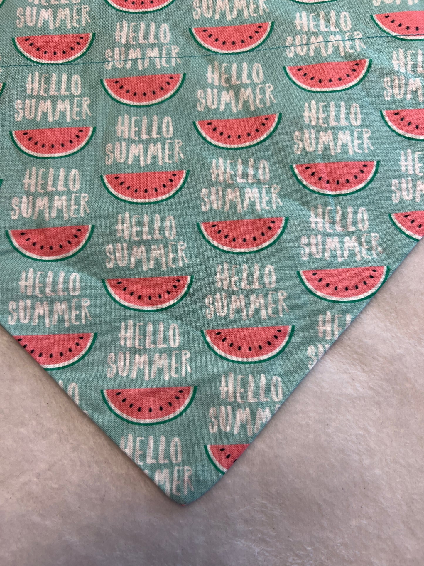 Hello Summer Watermelon Bandana