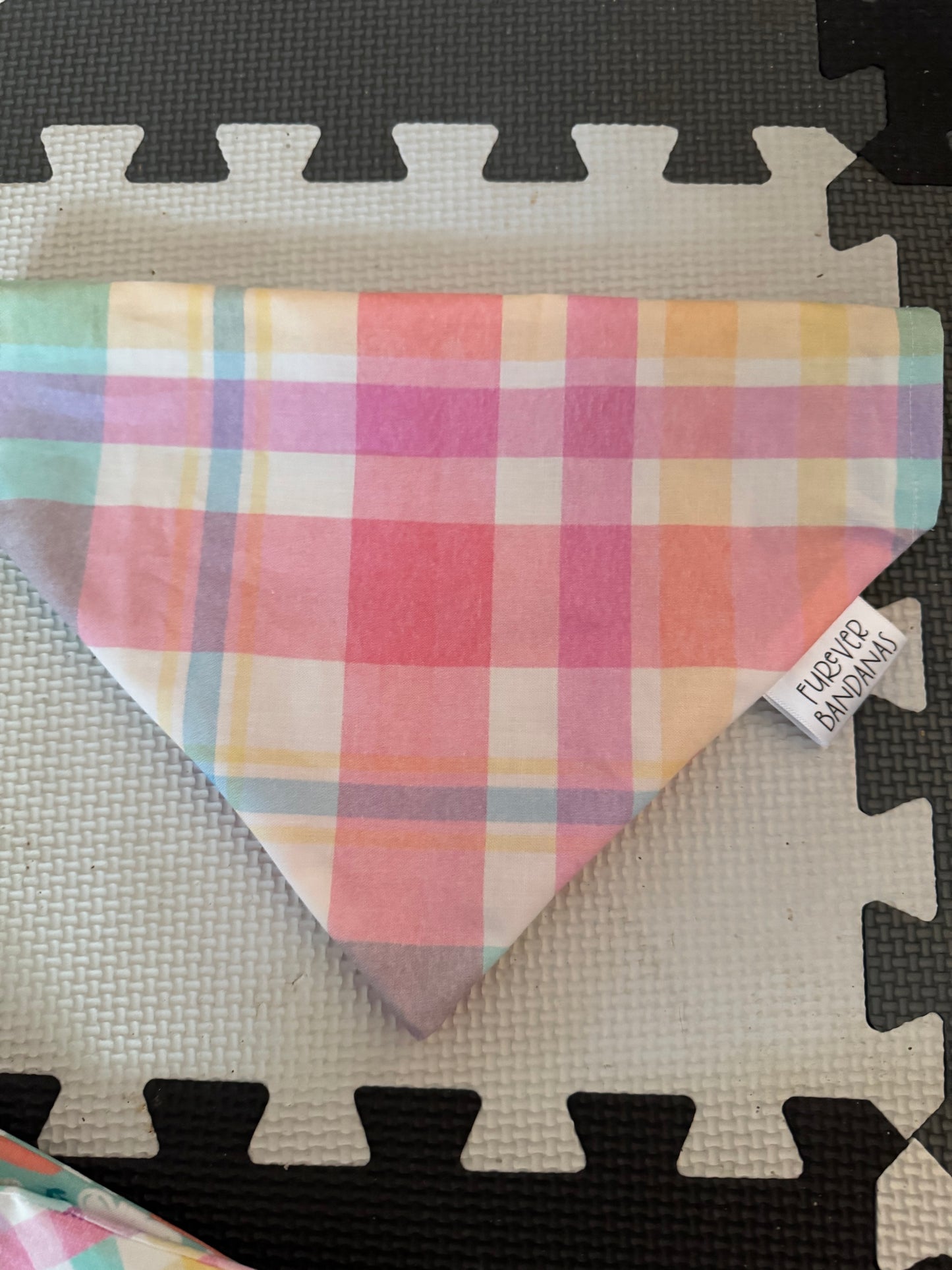 Spring Plaid Bandana