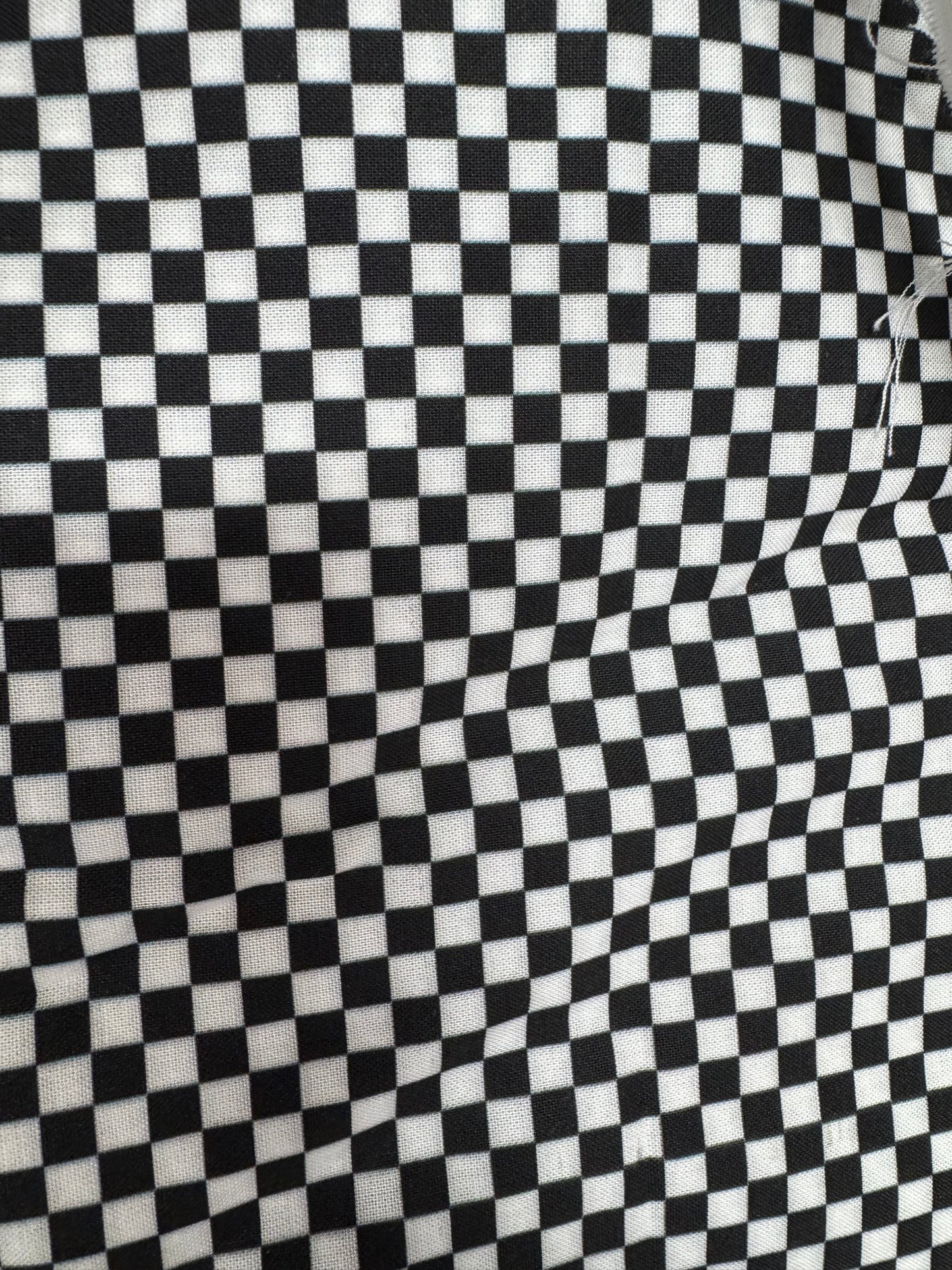 Black & White Check collar