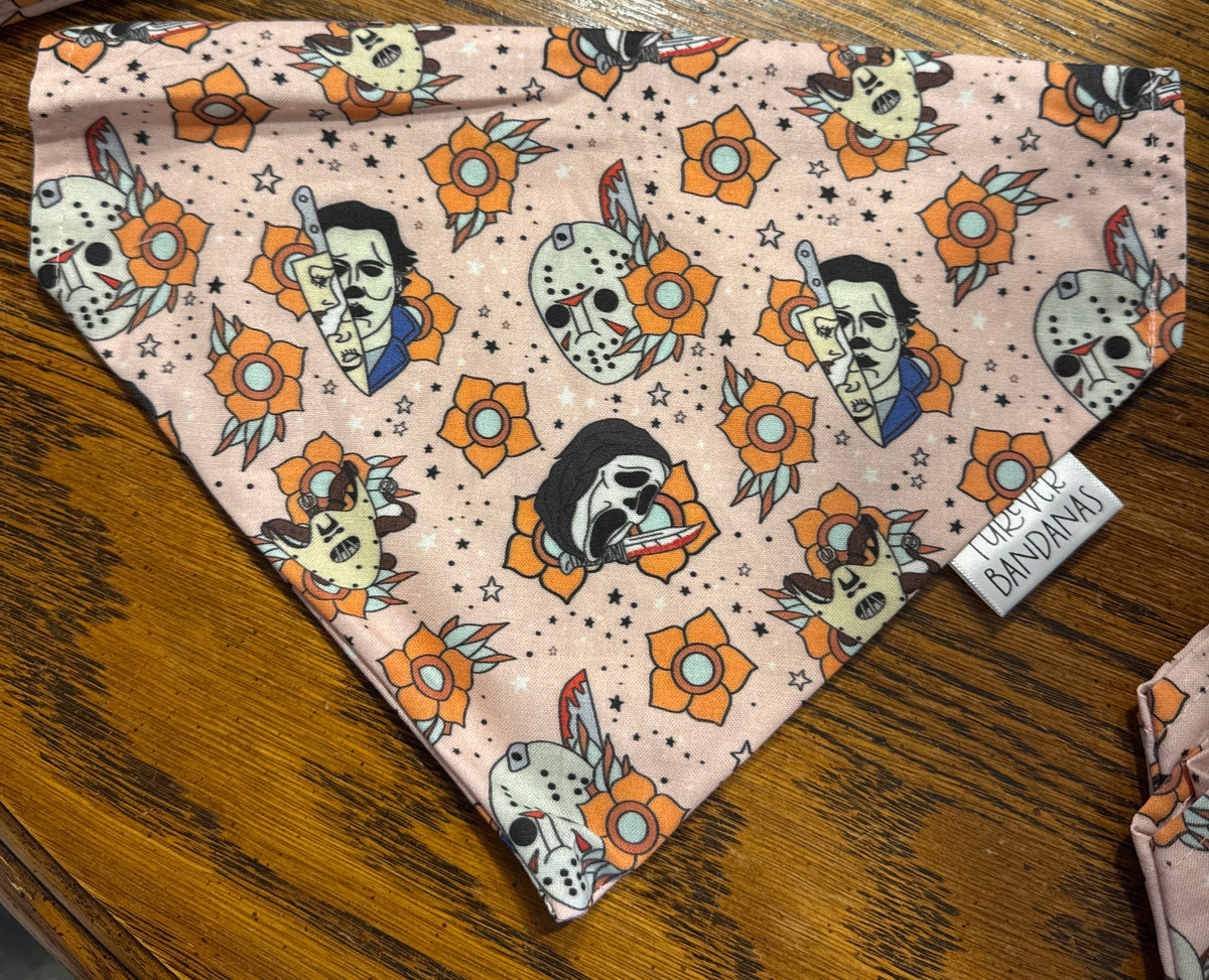 Horror Floral Bandana