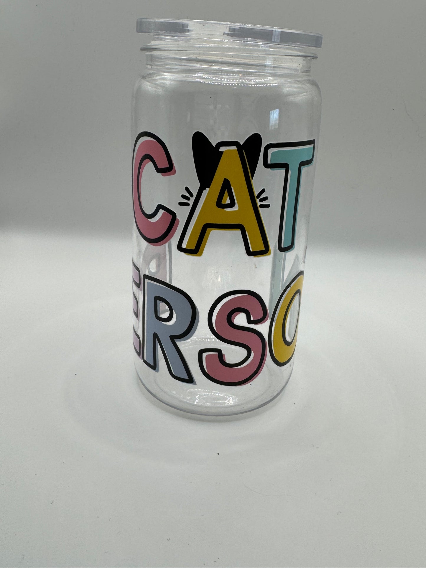 Cat person cup
