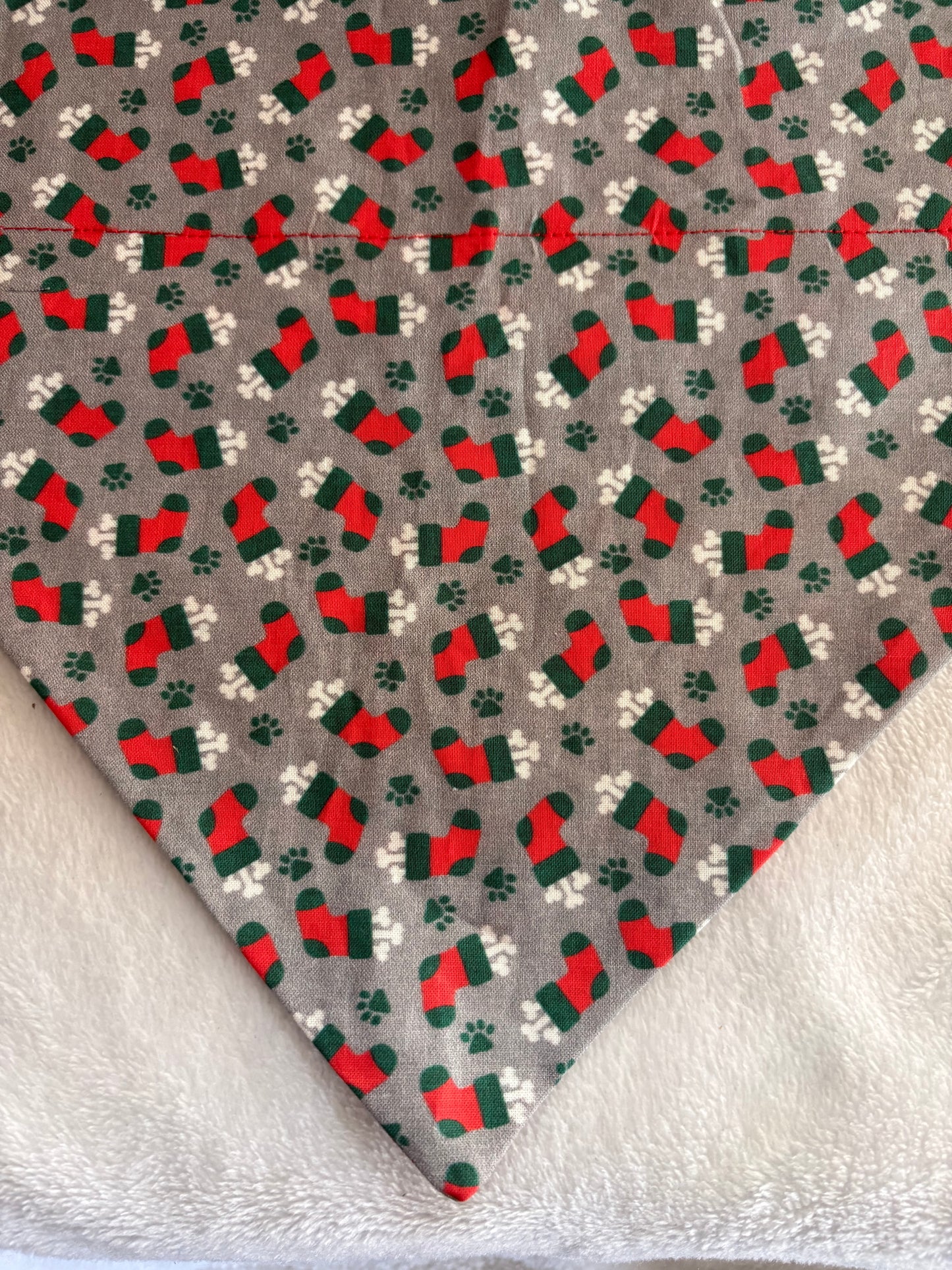 Christmas Stocking w/ bones