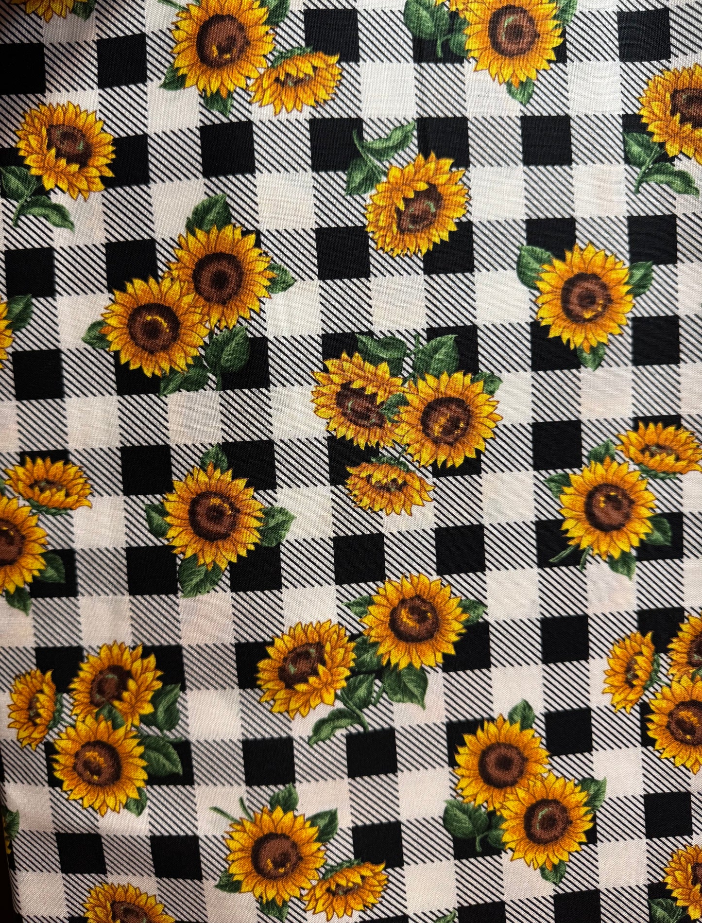 PREORDER Sunflower Plaid Bandana