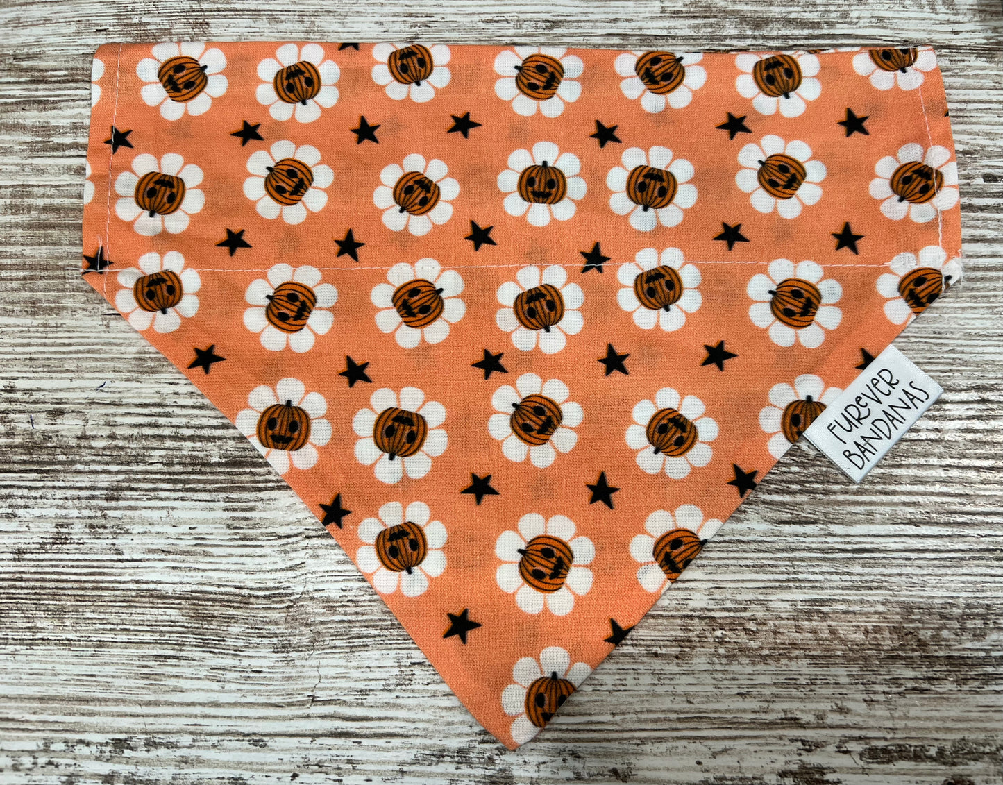 Pumpkin Floral Bandana