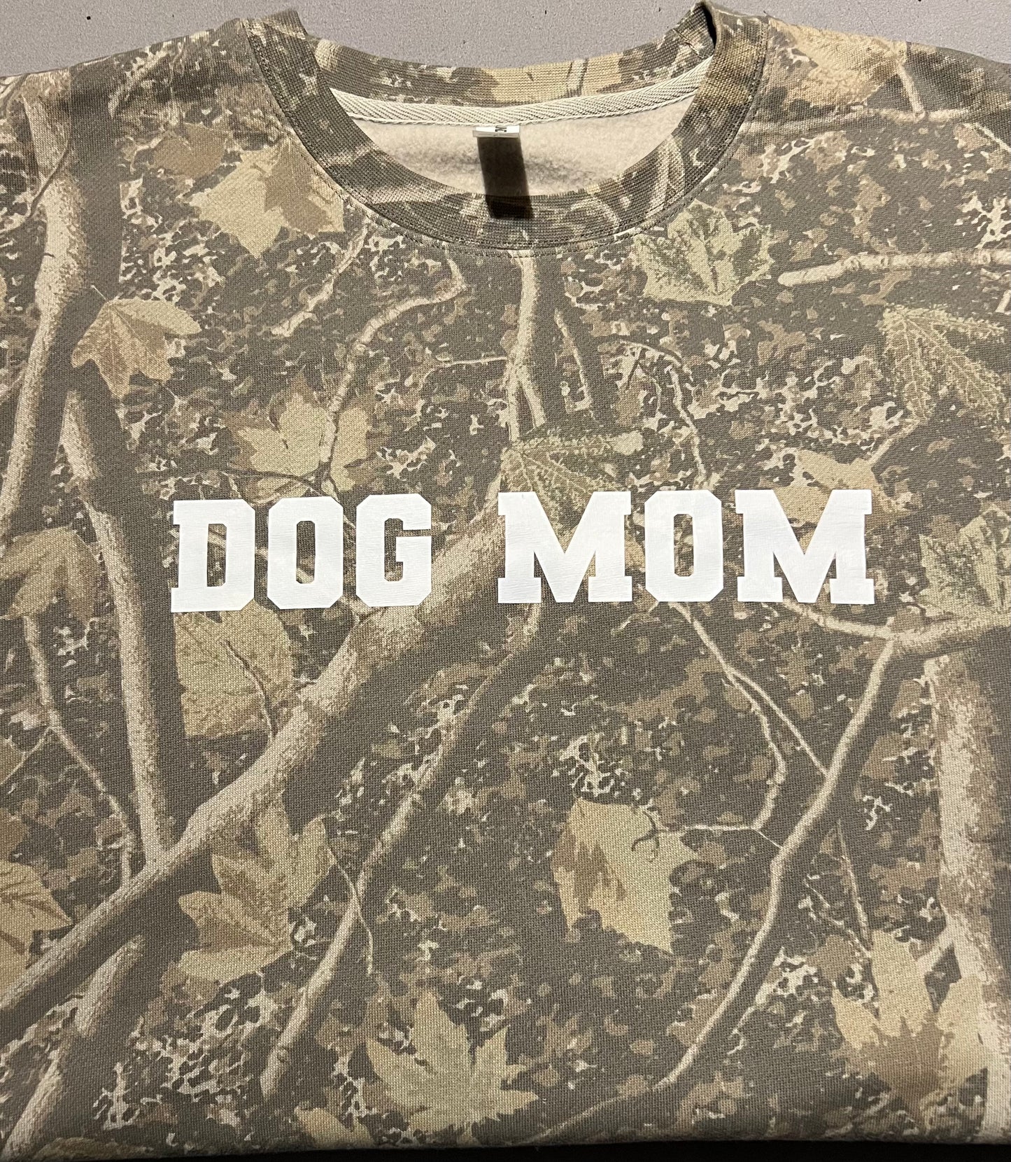Camo Dog Mom Crewneck