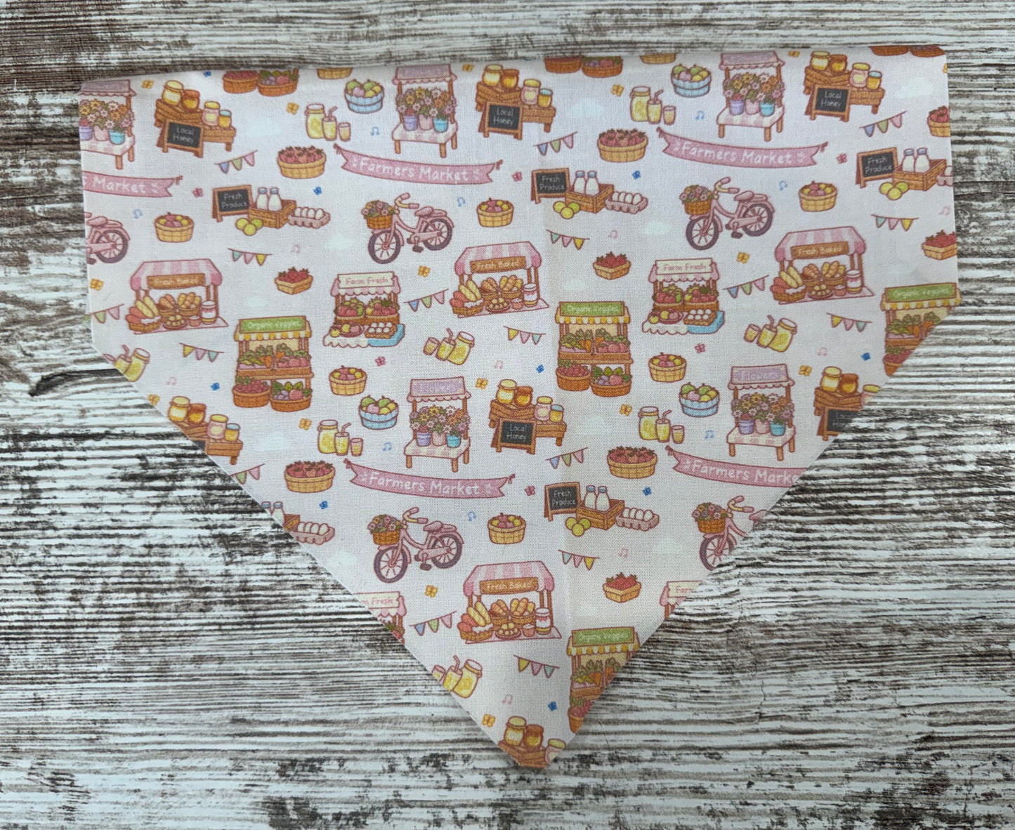 Pink Farmers Market Bandana