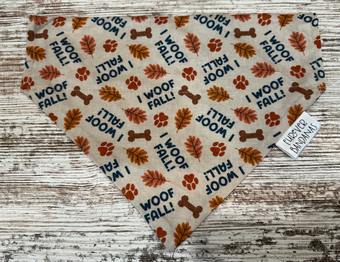 I Woof Fall Bandana