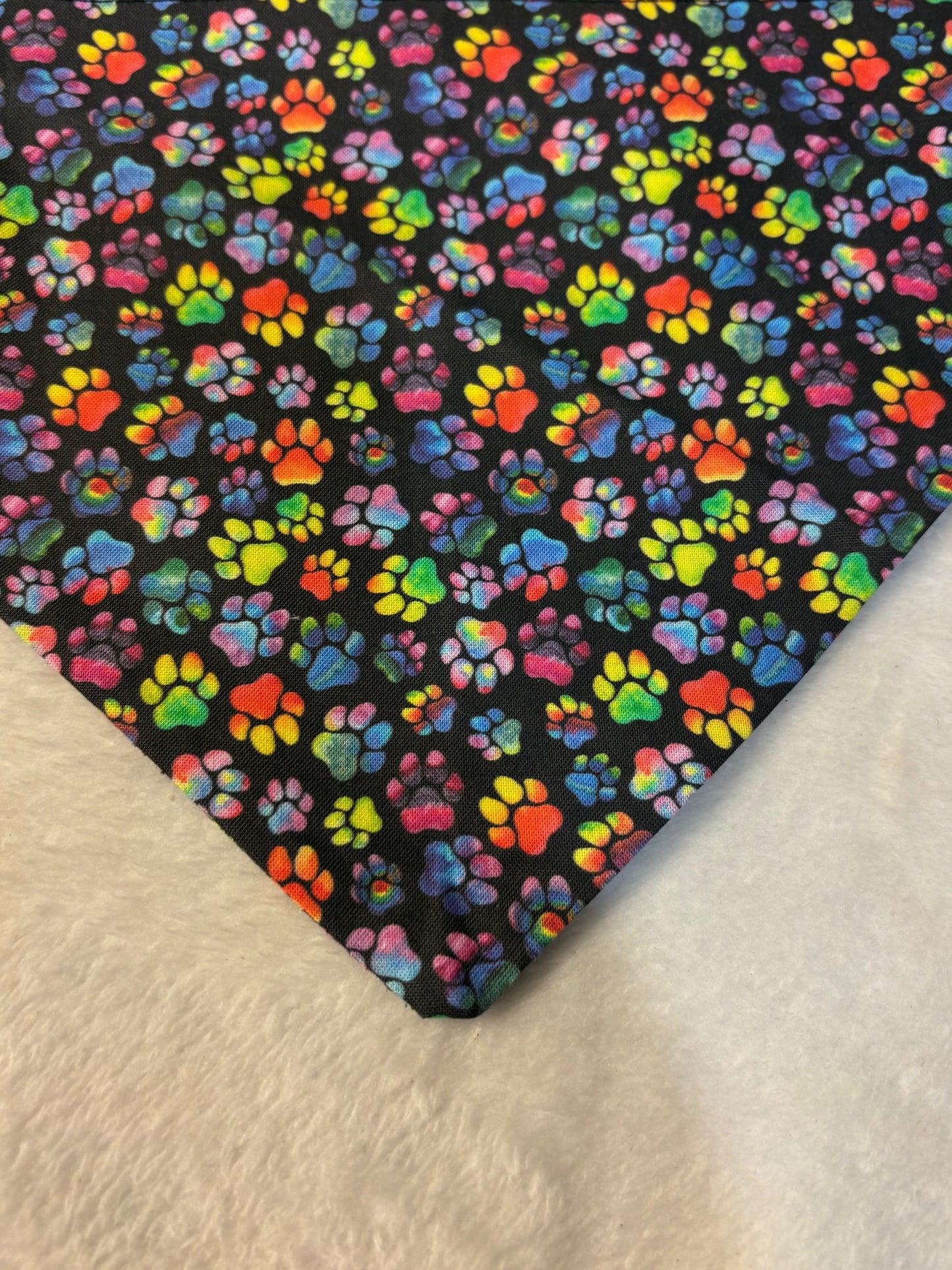 Rainbow Paws Bandana