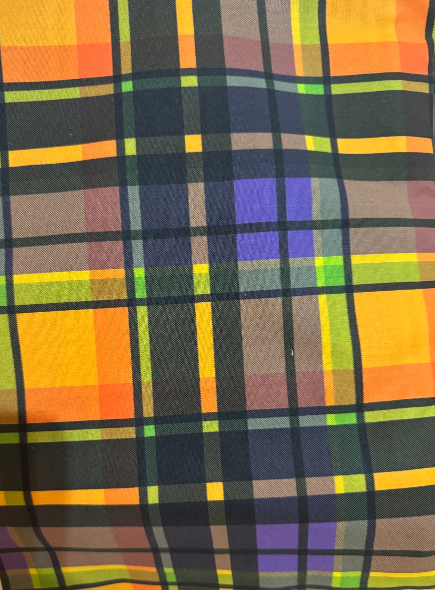 PREORDER Halloween plaid Bandana