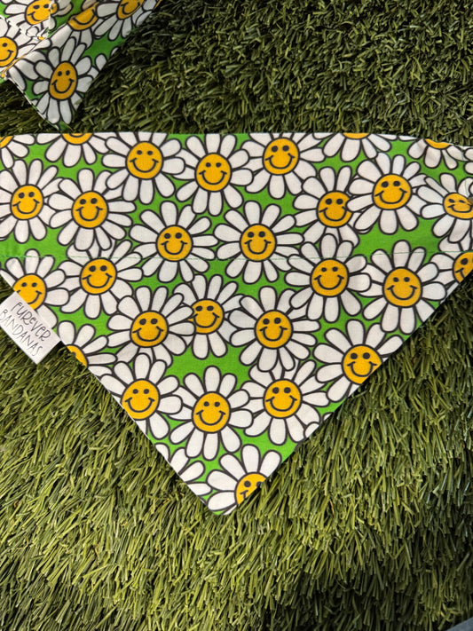 Smiling Daises Bandana