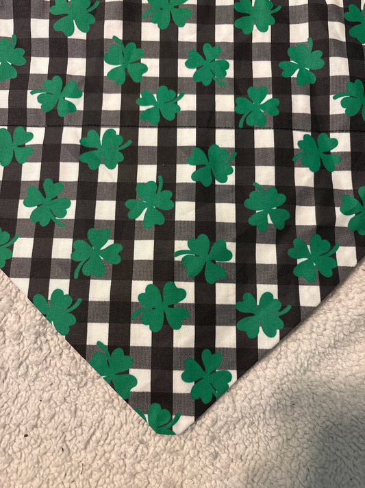 Shamrock Plaid Bandana