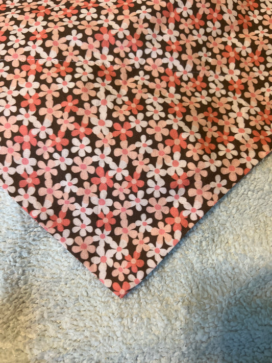 Pink Flowers Bandana