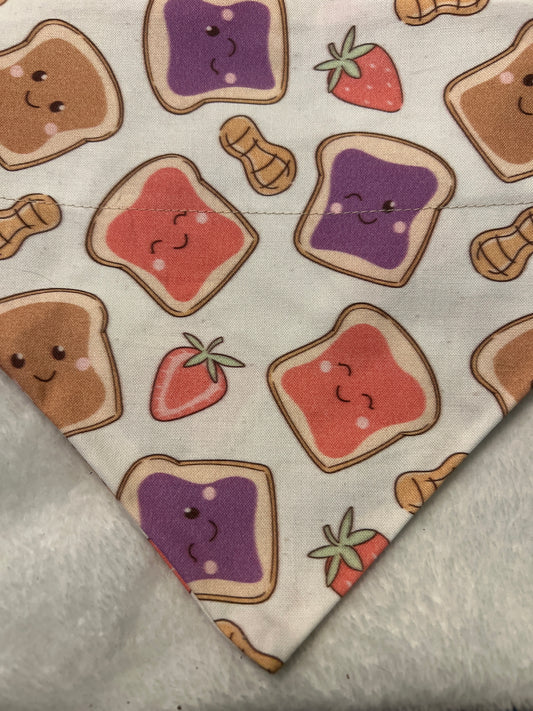 Peanut Butter and Jelly Bandana