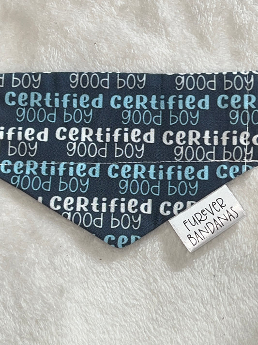 Certified Good Boy Bandana