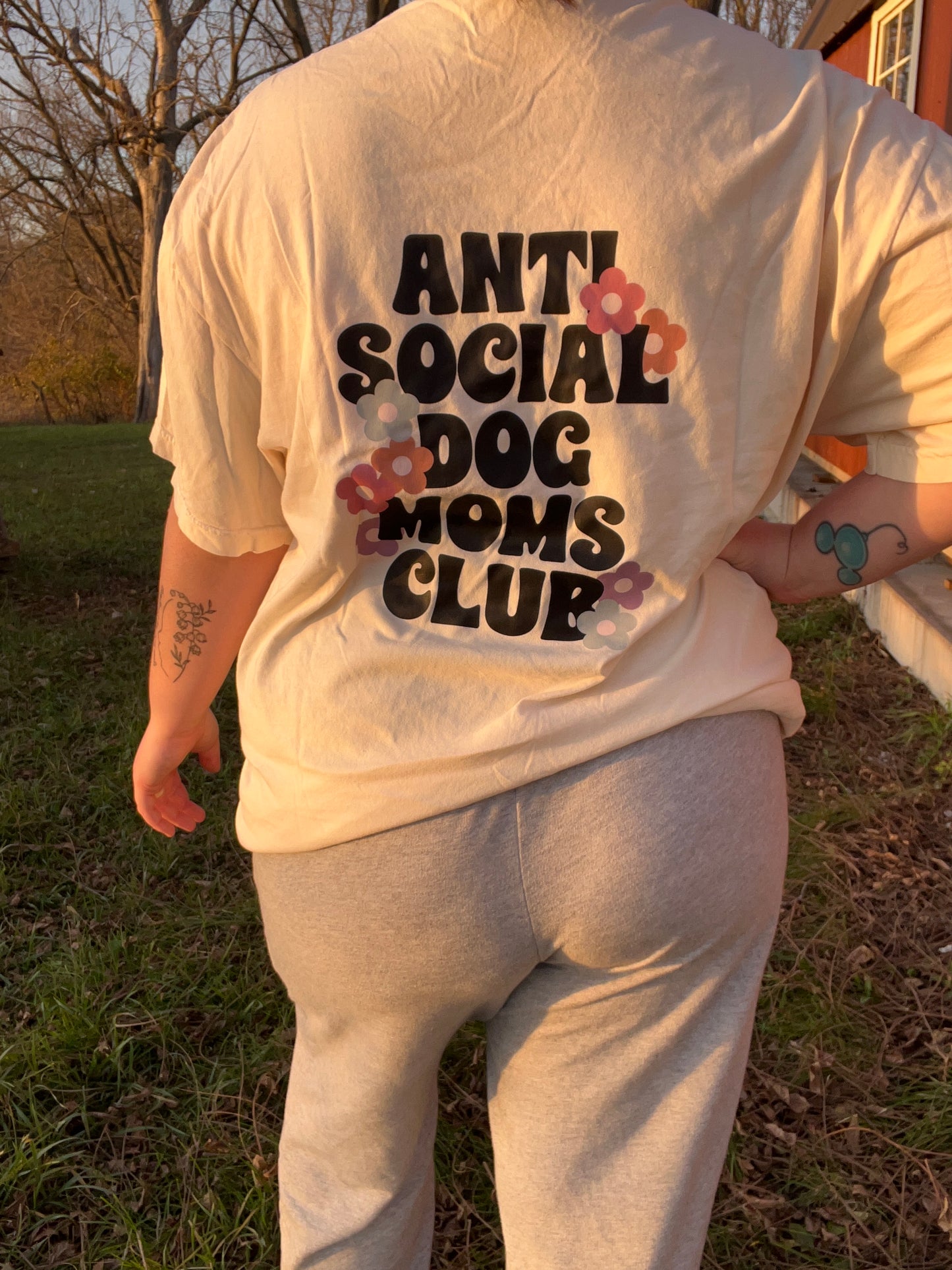 Anti social dog mom T-Shirt
