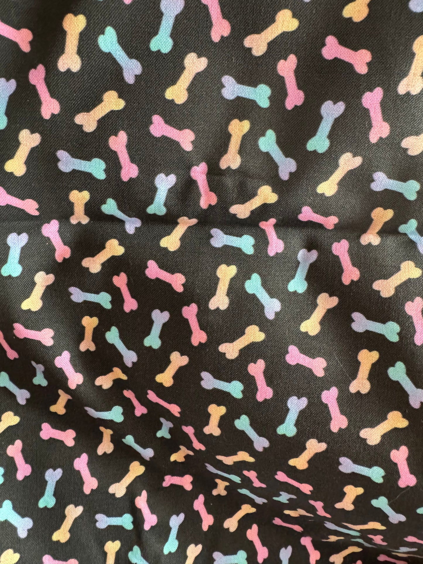 Tie dye bones collar