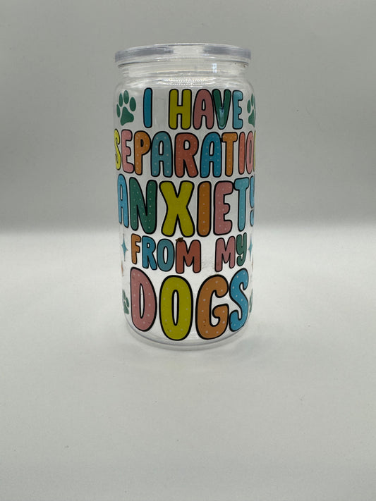 Anxiety from dog plastic cup