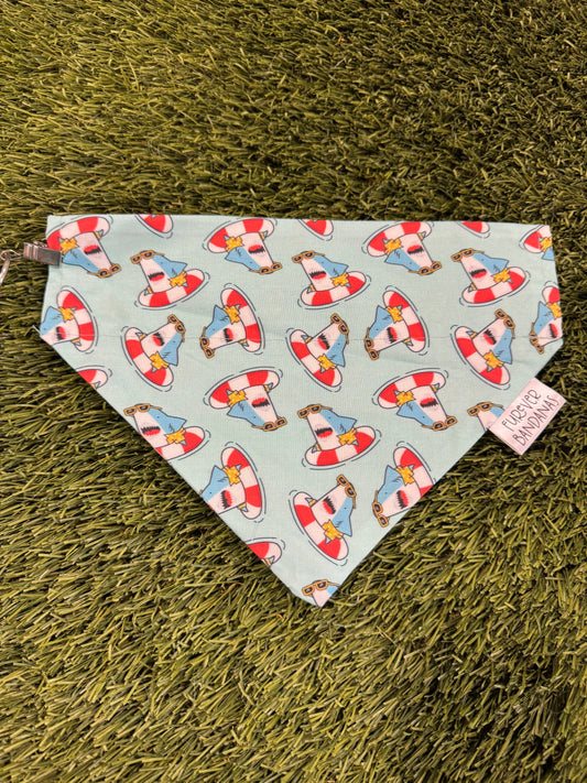 Pool Float Shark Bandana