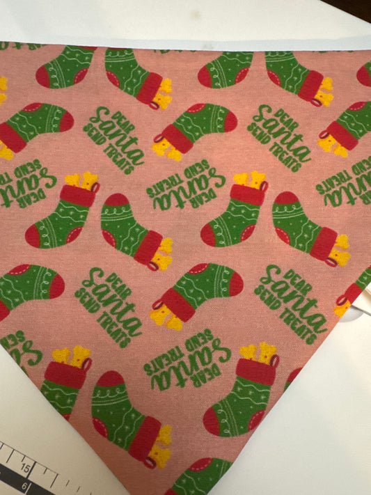 Dear Santa send treats Bandana