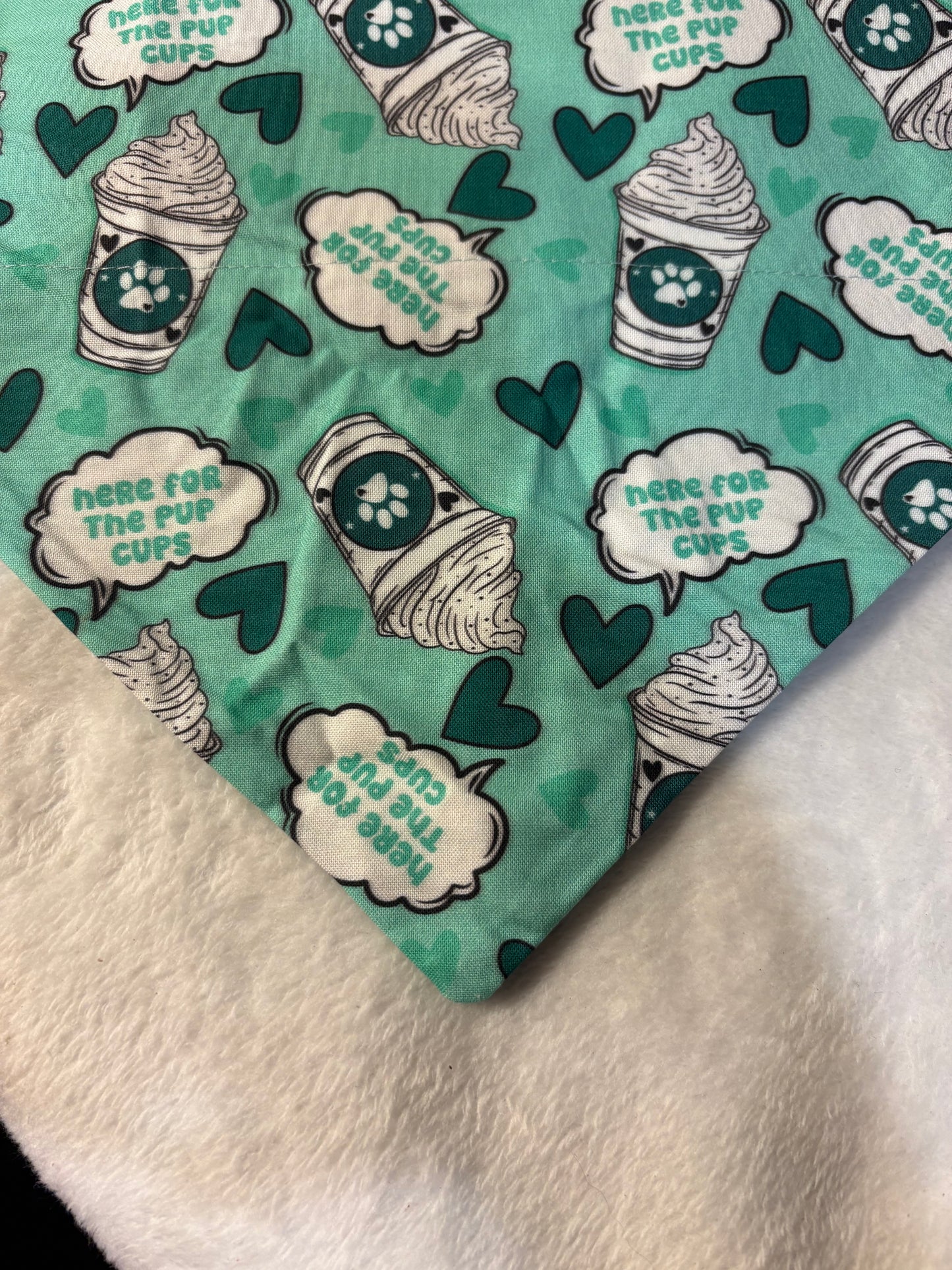 Green Here for the Pup Cup Bandana