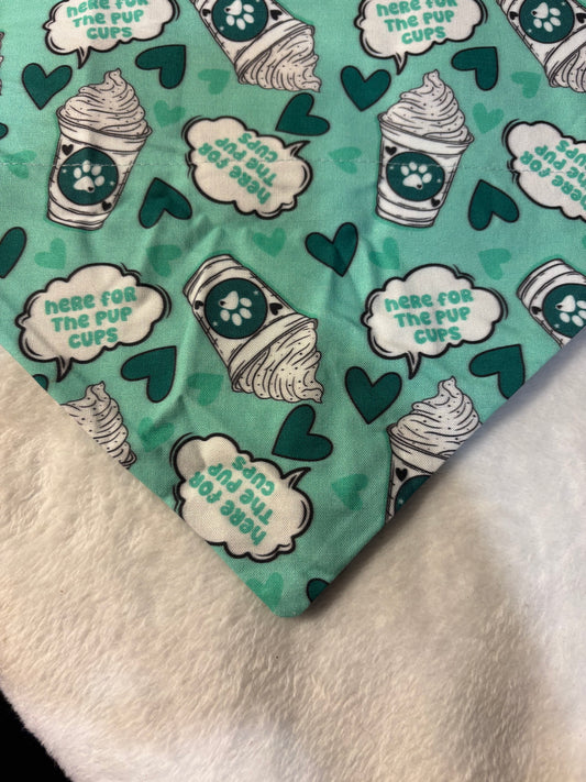 Green Here for the Pup Cup Bandana