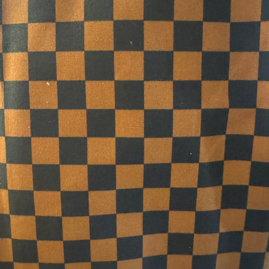 PREORDER Brown/Black Check Bandana