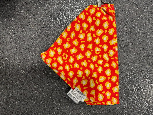 Red & Yellow cheetah Bandana