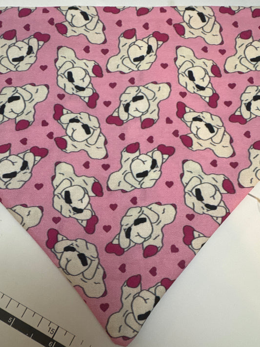 Pink Lamb Bandana