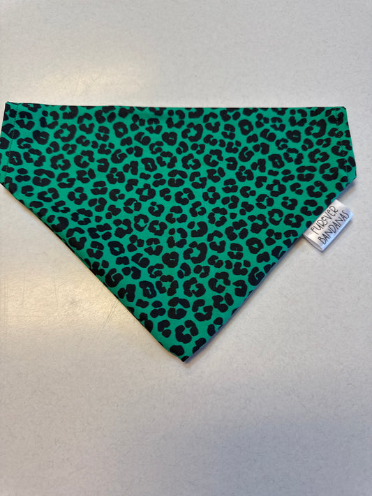 Green Cheetah Bandana