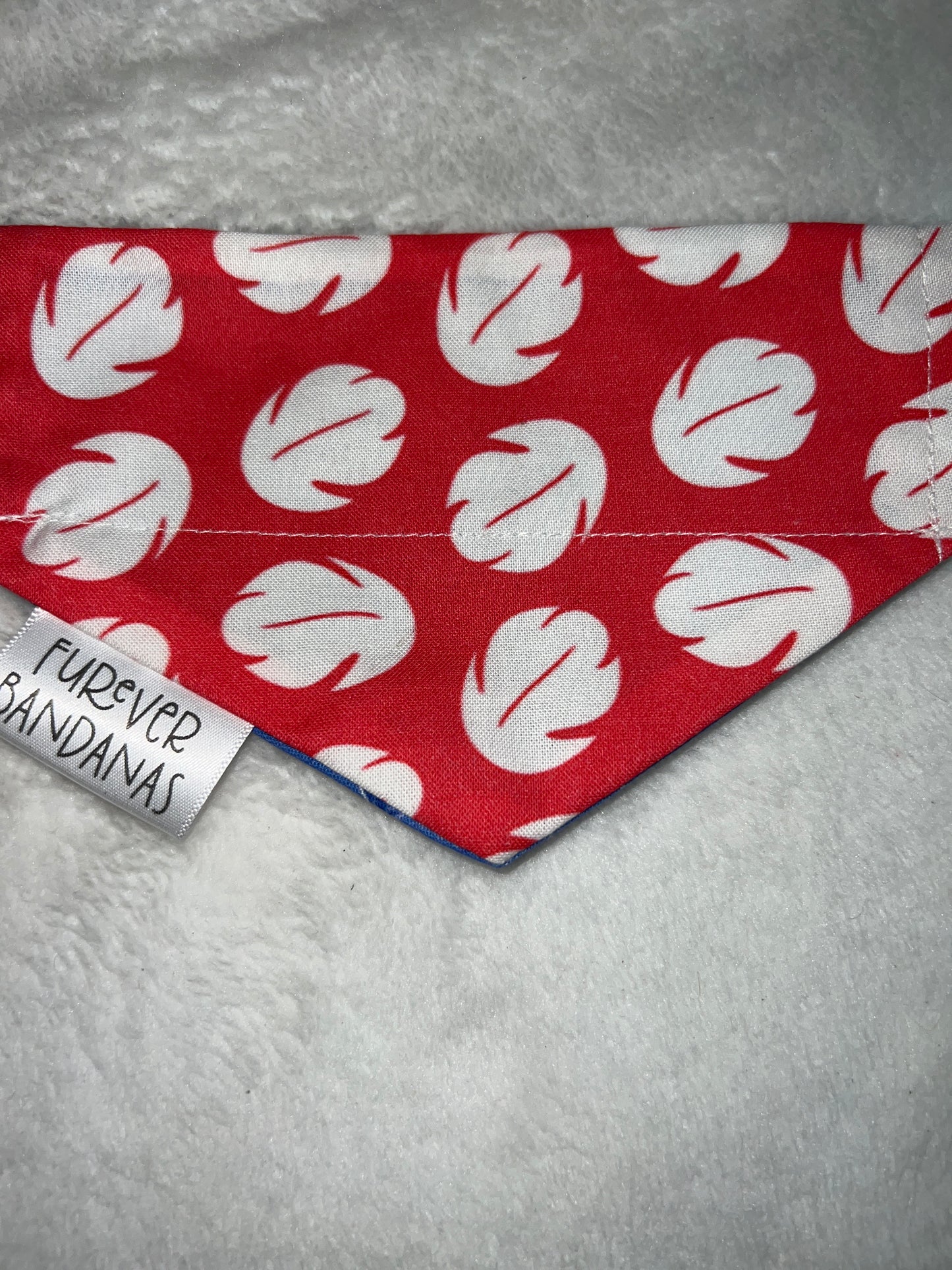 Reverse Tropical Print Bandana