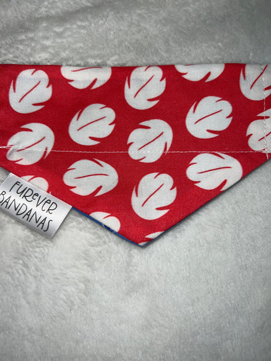 Reverse Tropical Print Bandana