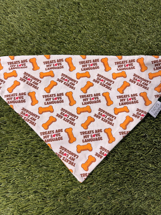 Treats are my love language Bandana