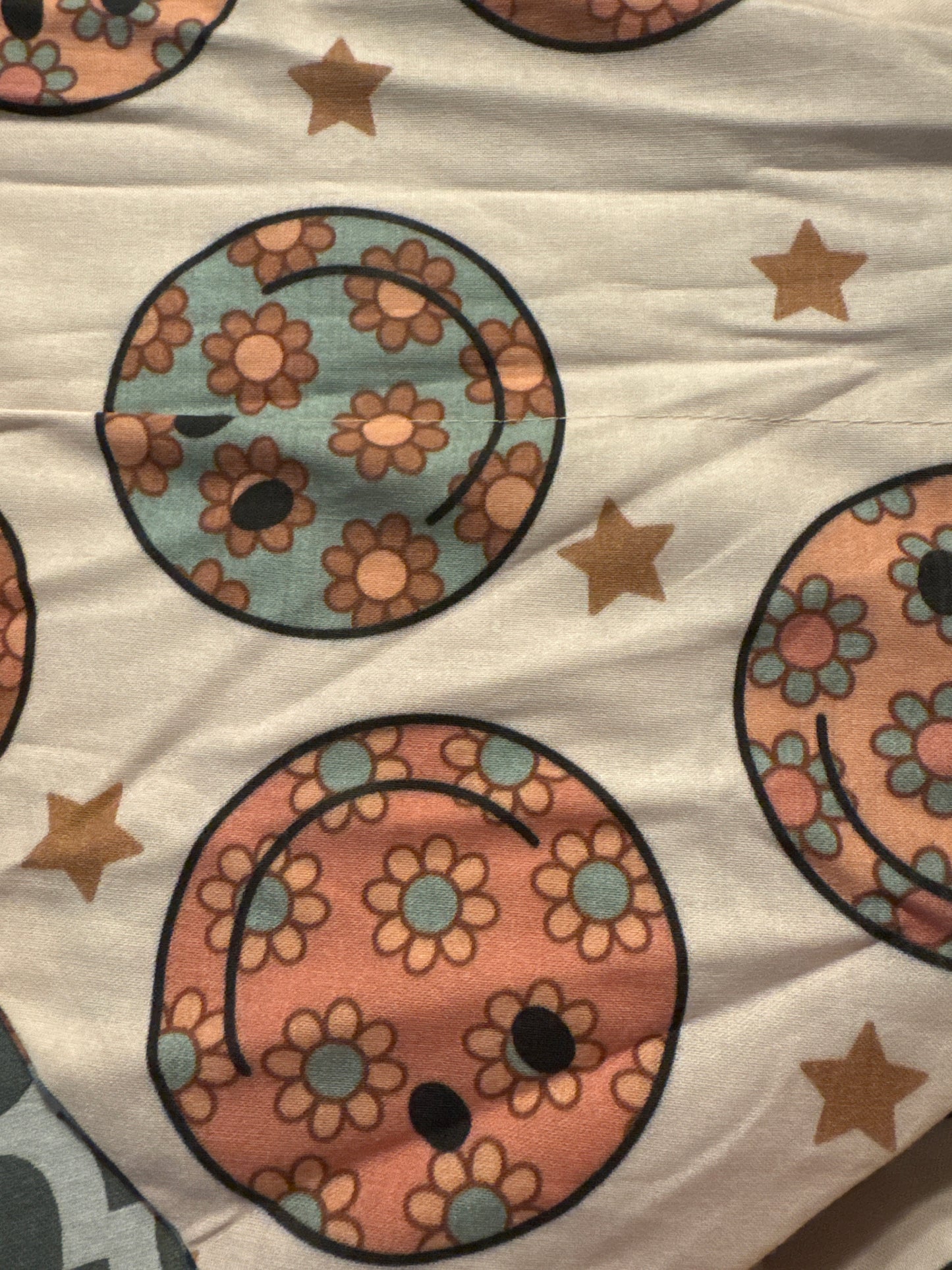 Floral in smiley  Bandana