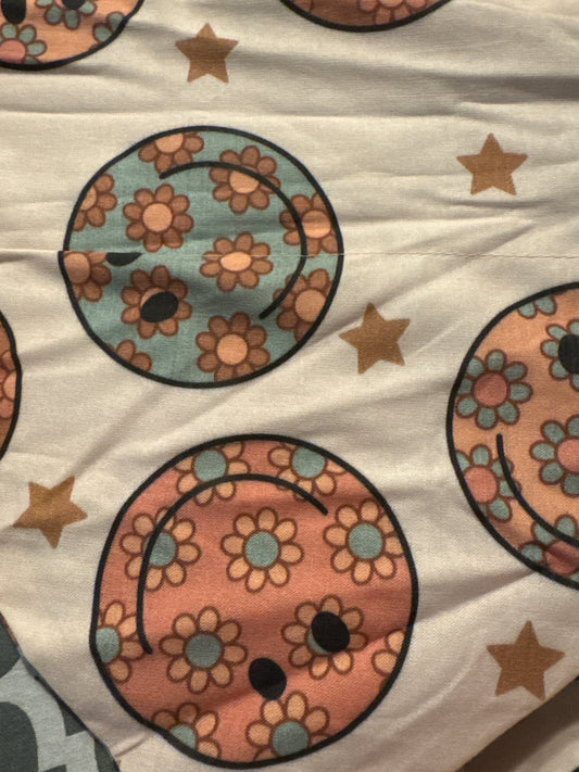 Floral in smiley  Bandana