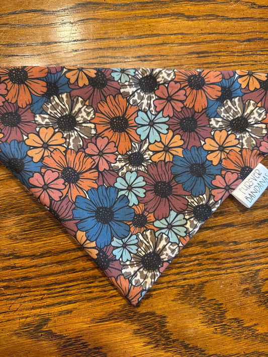 Fall Flowers Bandana