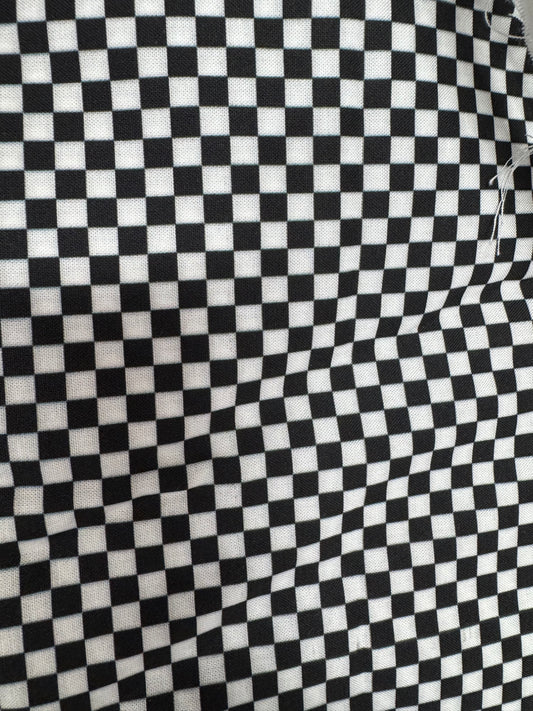 Black & White Check collar