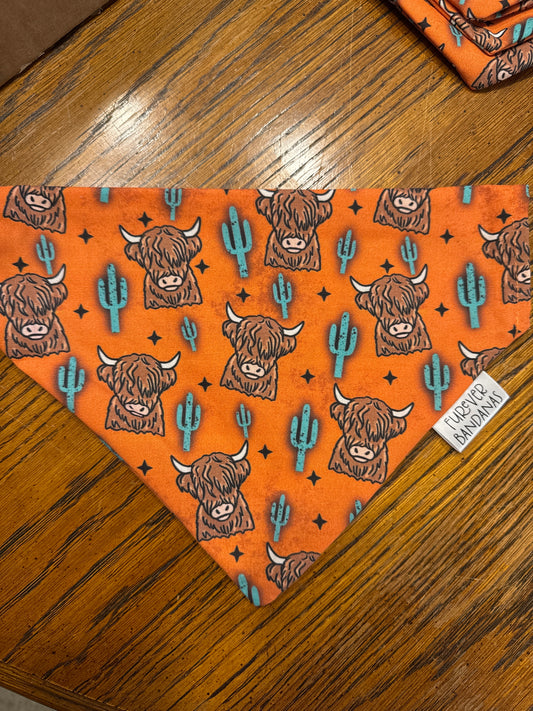 Western Cow Bandana