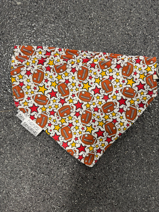 Red & Yellow football Bandana