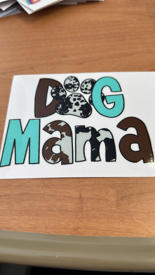 Cow Print Dog Mama cup