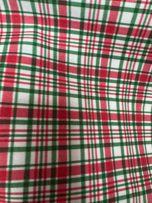 Christmas Plaid collar