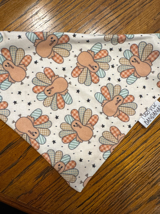 Patterned Turkey Bandana