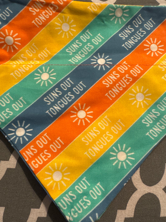 Sun out tongue out Bandana