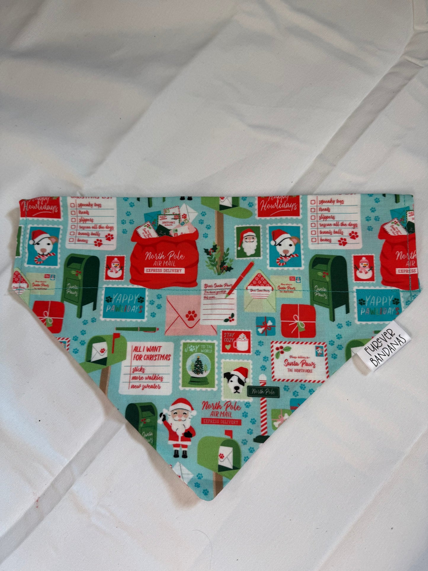 Letters to santa paws Bandana