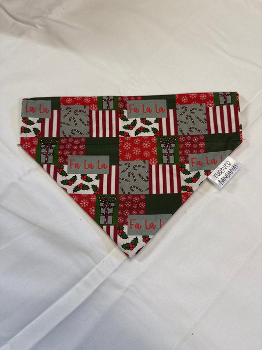 Chrsitmas Patchwork Bandana