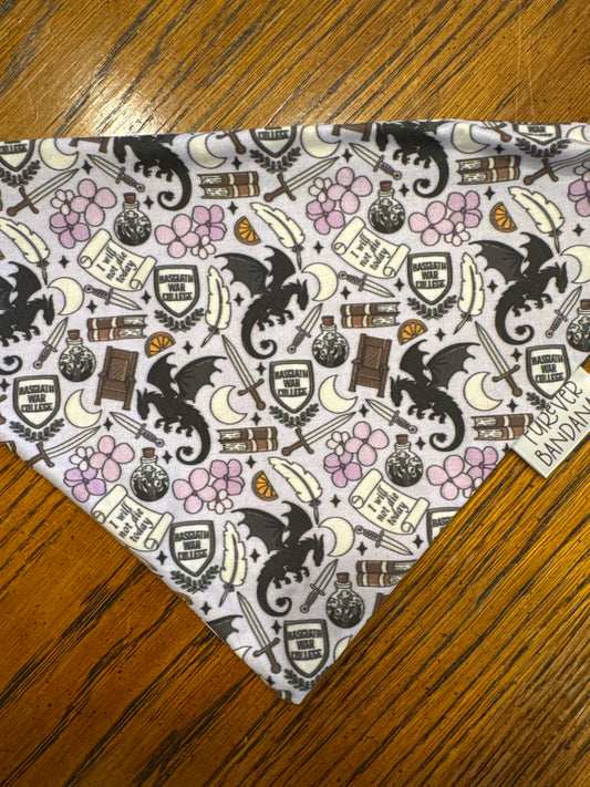 Purple Dragon Book Bandana